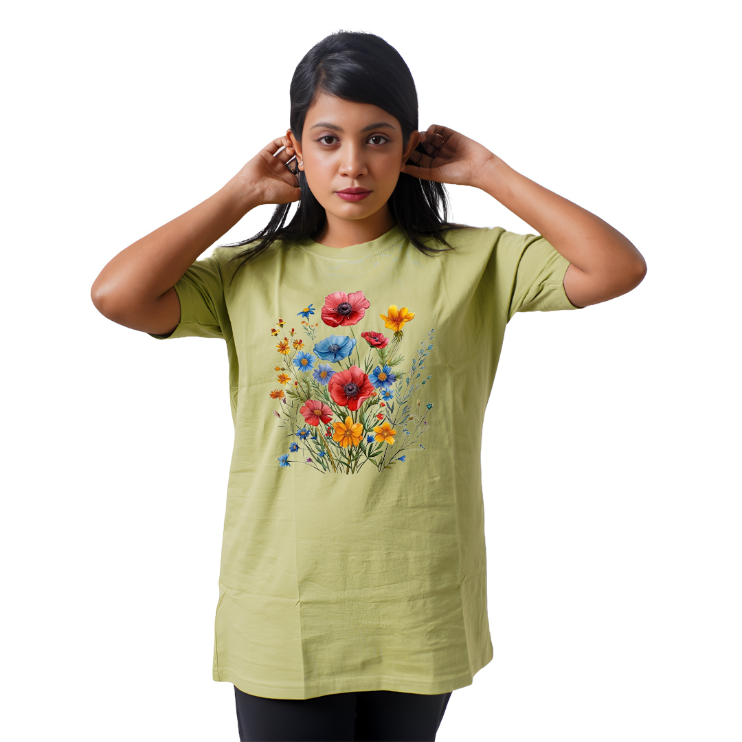 Flower Bundle Women’s Tees T-Shirts