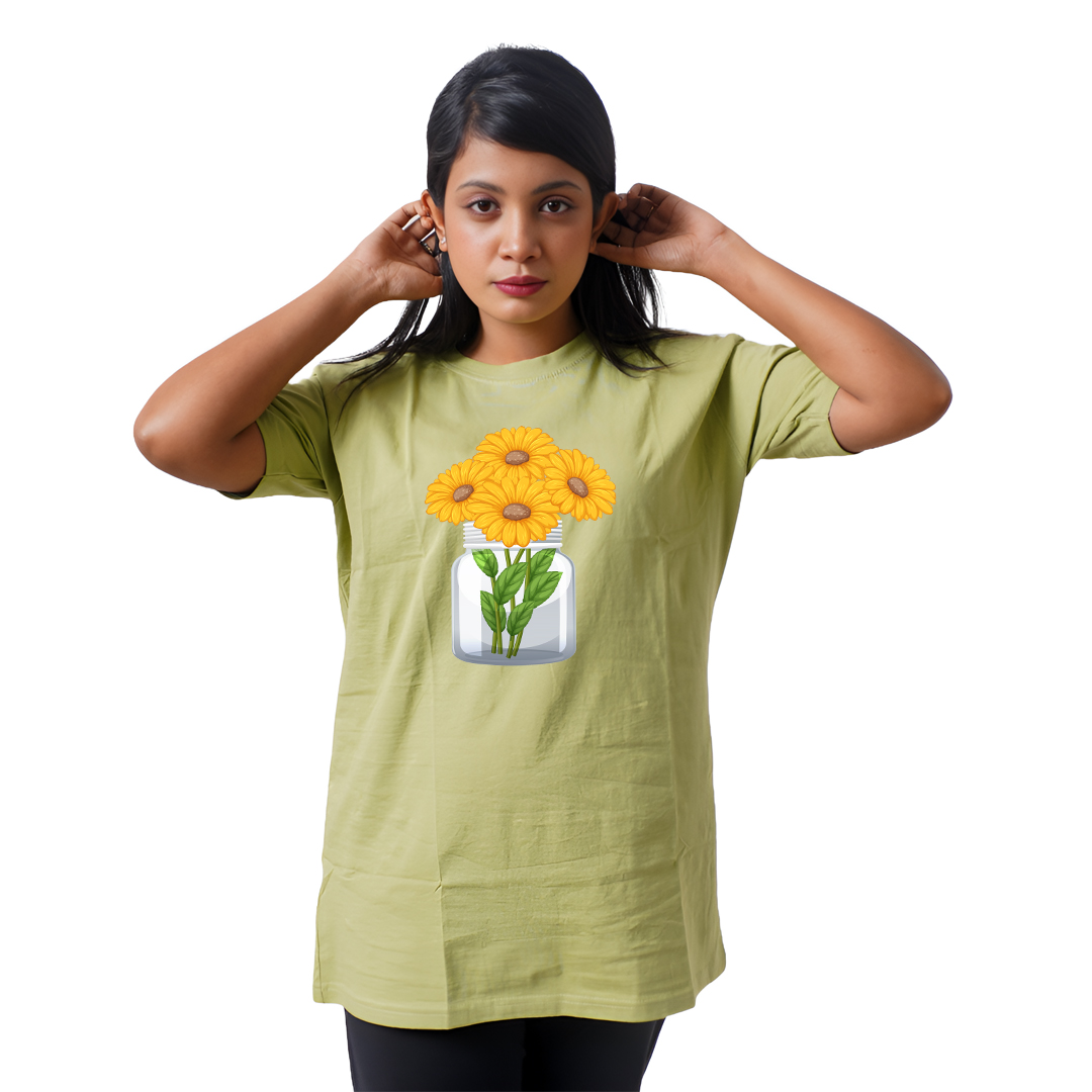 Flower Pot Women’s Tees T-Shirts