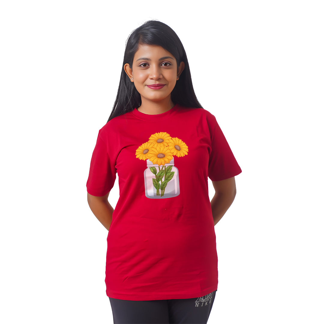 Flower Pot Women’s Tees T-Shirts