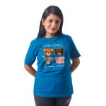 Four Panda Heads Women’s Tees T-Shirts