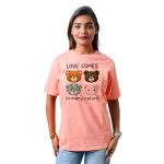 Four Panda Heads Women’s Tees T-Shirts