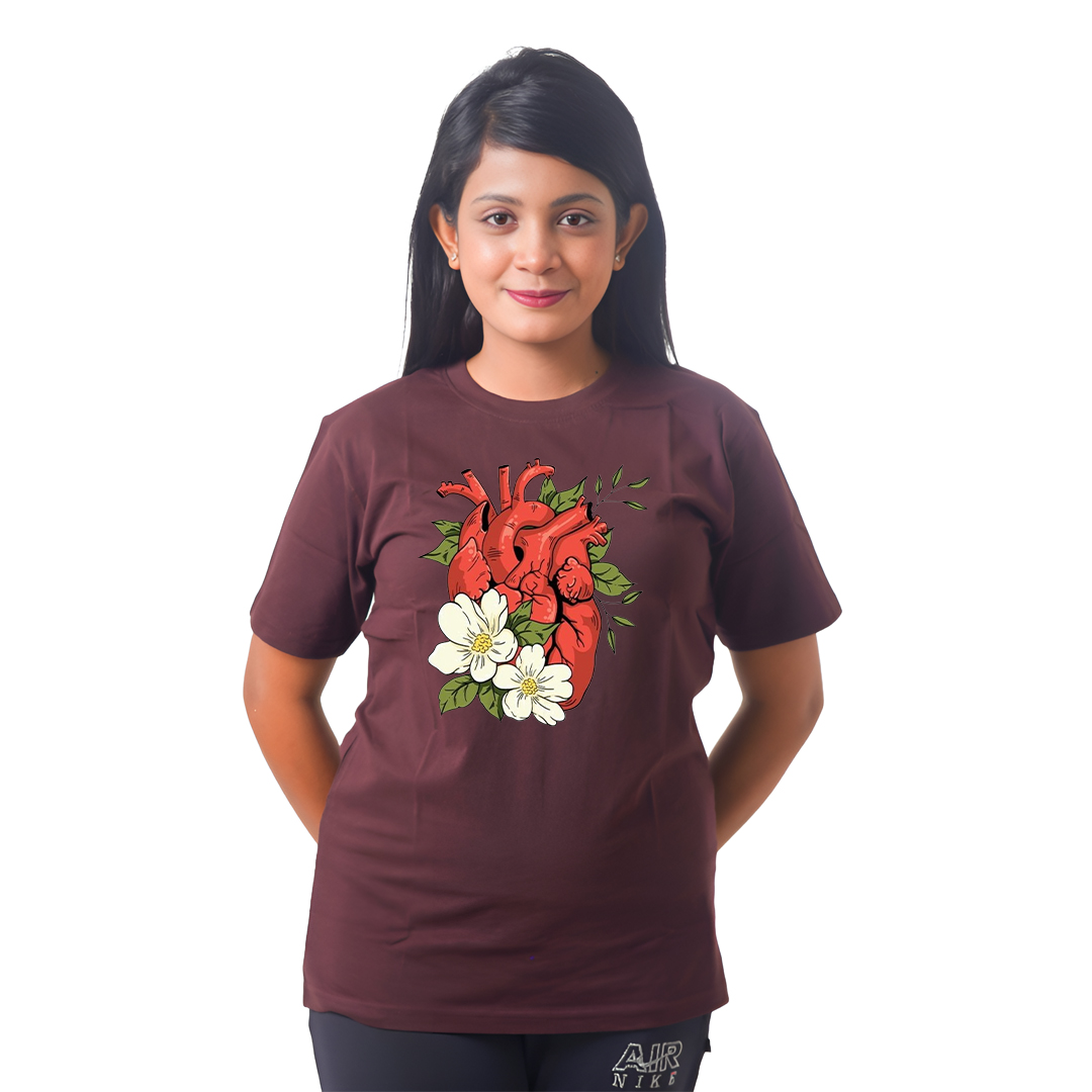 Heart Women’s Tees T-Shirts