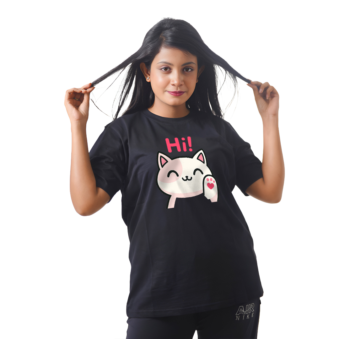 Hi Cat Women’s Tees T-Shirts