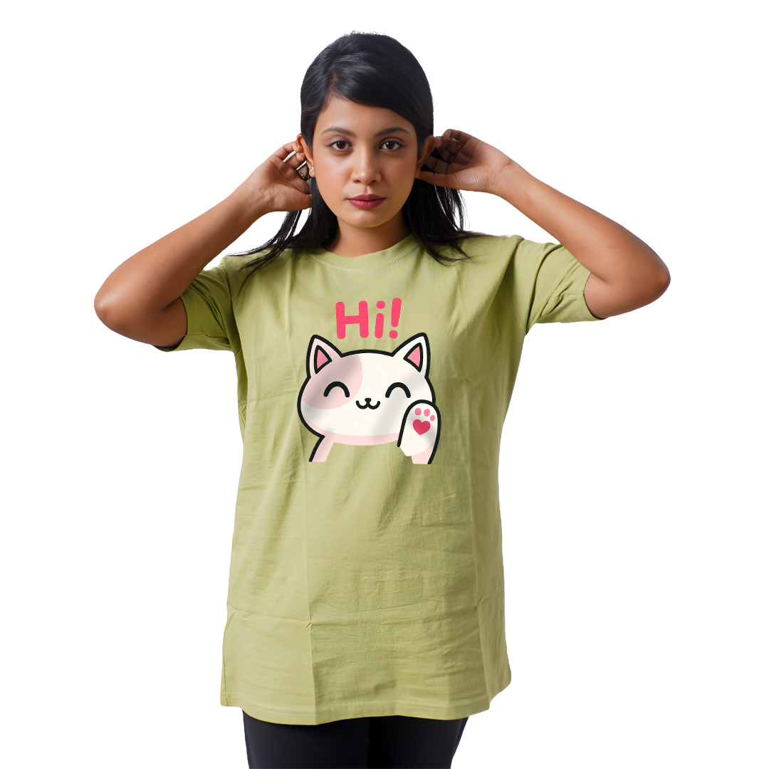 Hi Cat Women’s Tees T-Shirts