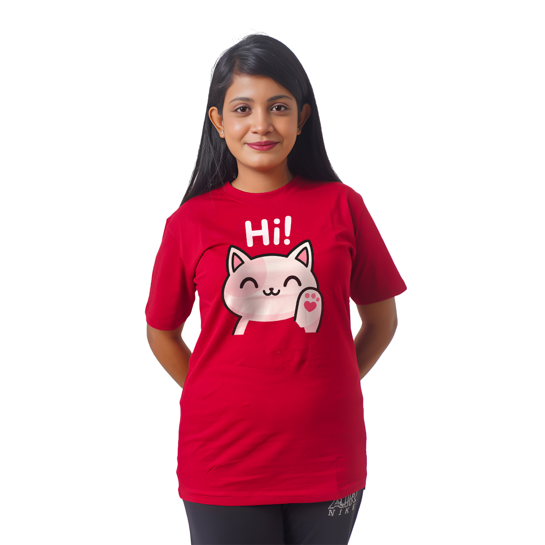 Hi Cat Women’s Tees T-Shirts