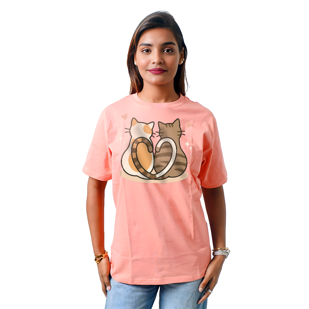 Love Cats Women’s Tees T-Shirts