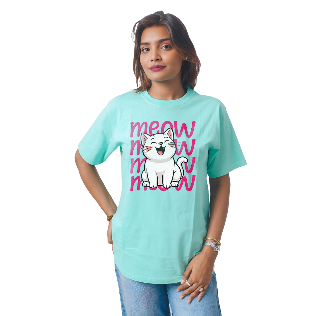 Meow Cat Women’s Tees T-Shirts