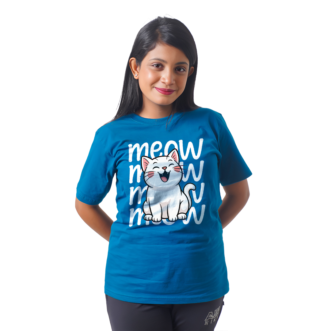 Meow Cat Women’s Tees T-Shirts