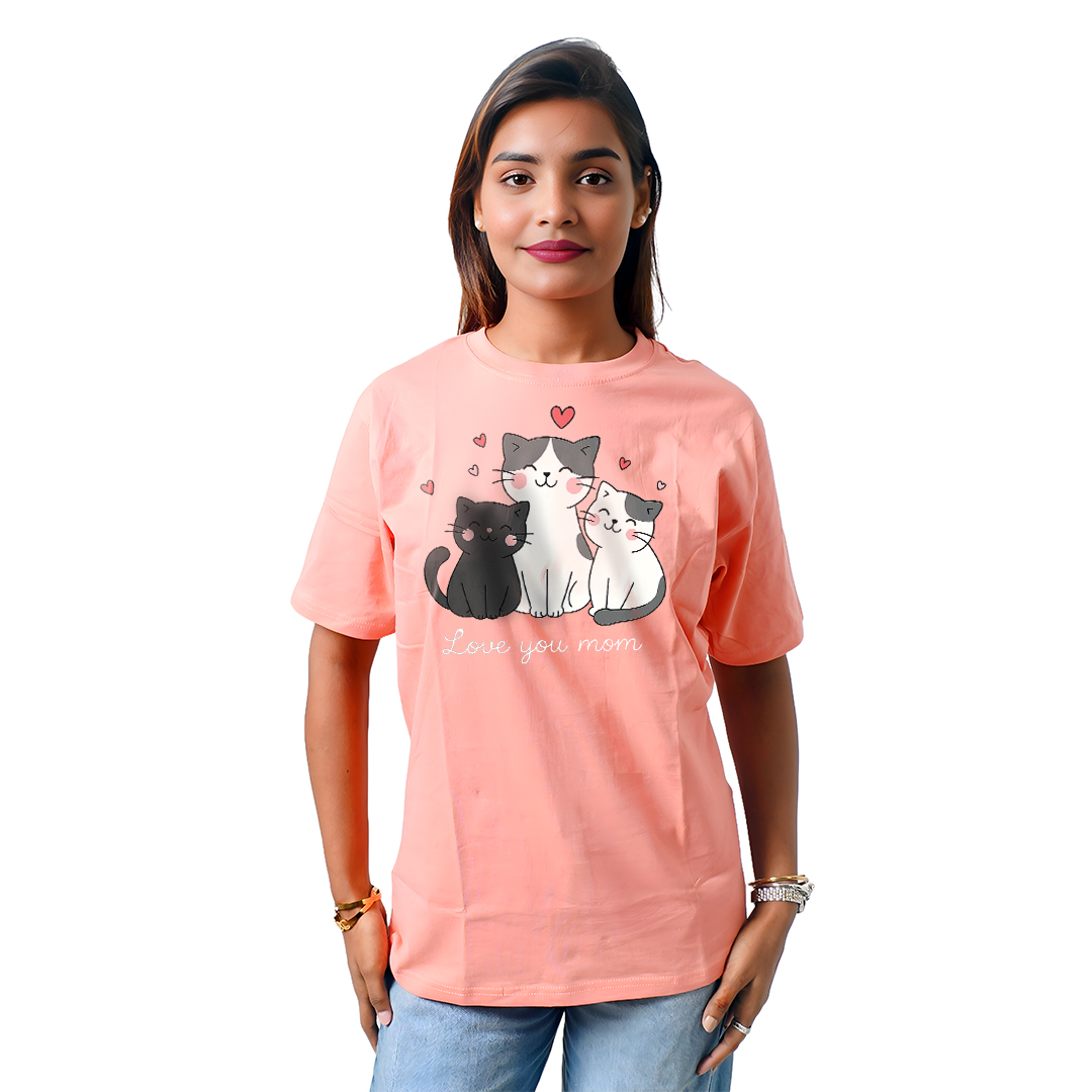 Mom Cats Women’s Tees T-Shirts