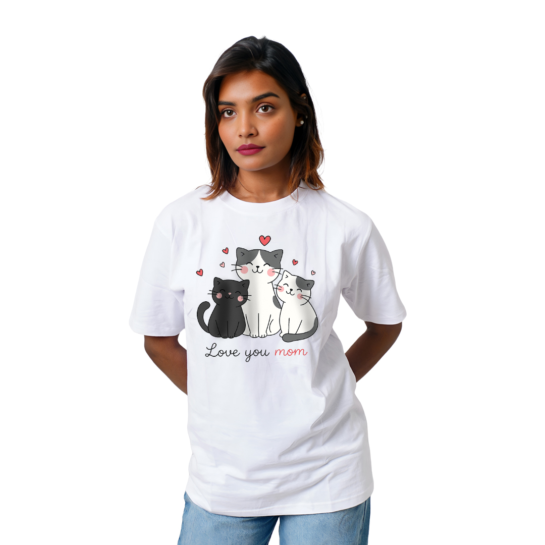 Mom Cats Women’s Tees T-Shirts
