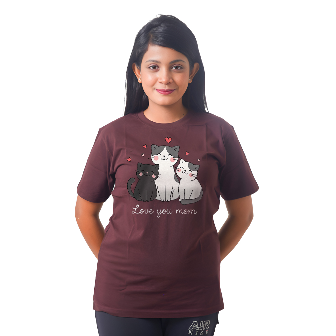Mom Cats Women’s Tees T-Shirts