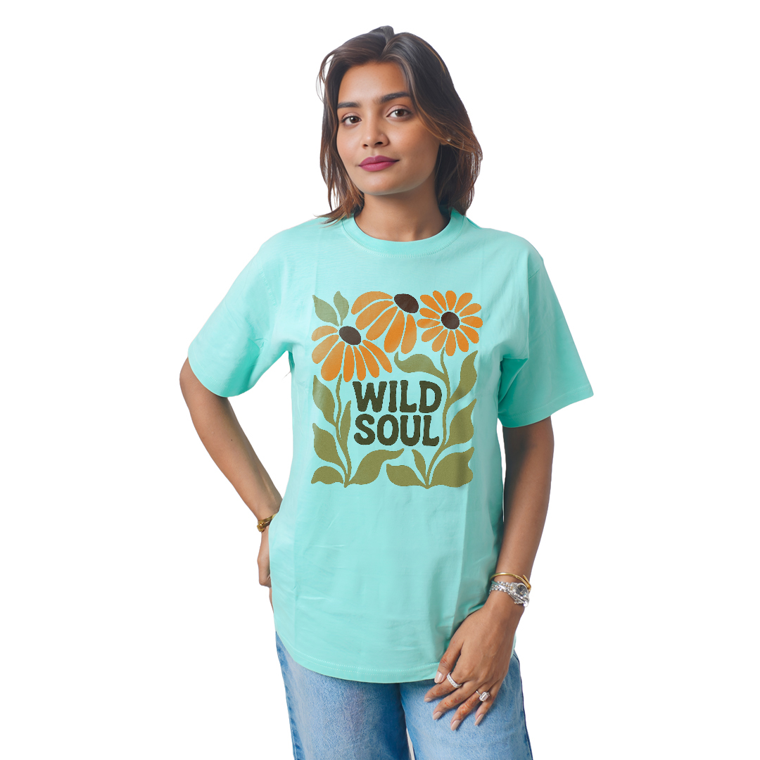 Multiple Flowers Women’s Tees T-Shirts