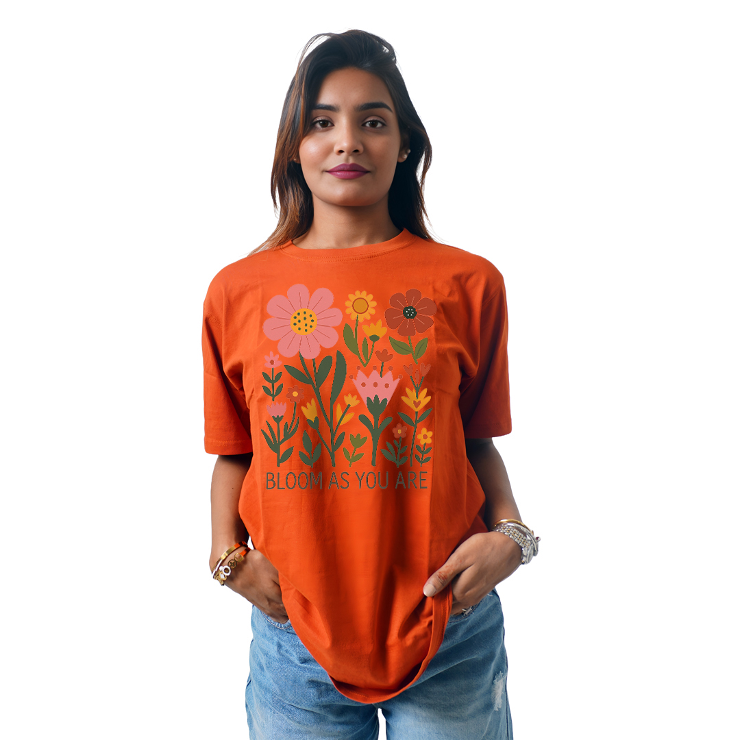 Multiple Flowers Women’s Tees T-Shirts