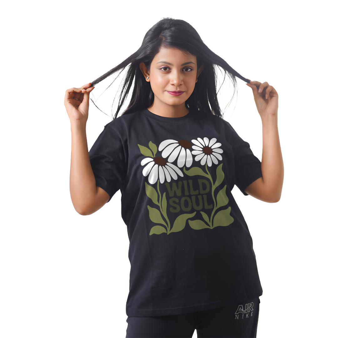 Multiple Flowers Women’s Tees T-Shirts