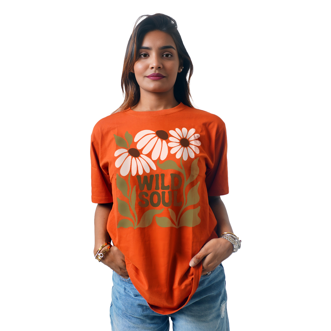 Multiple Flowers Women’s Tees T-Shirts