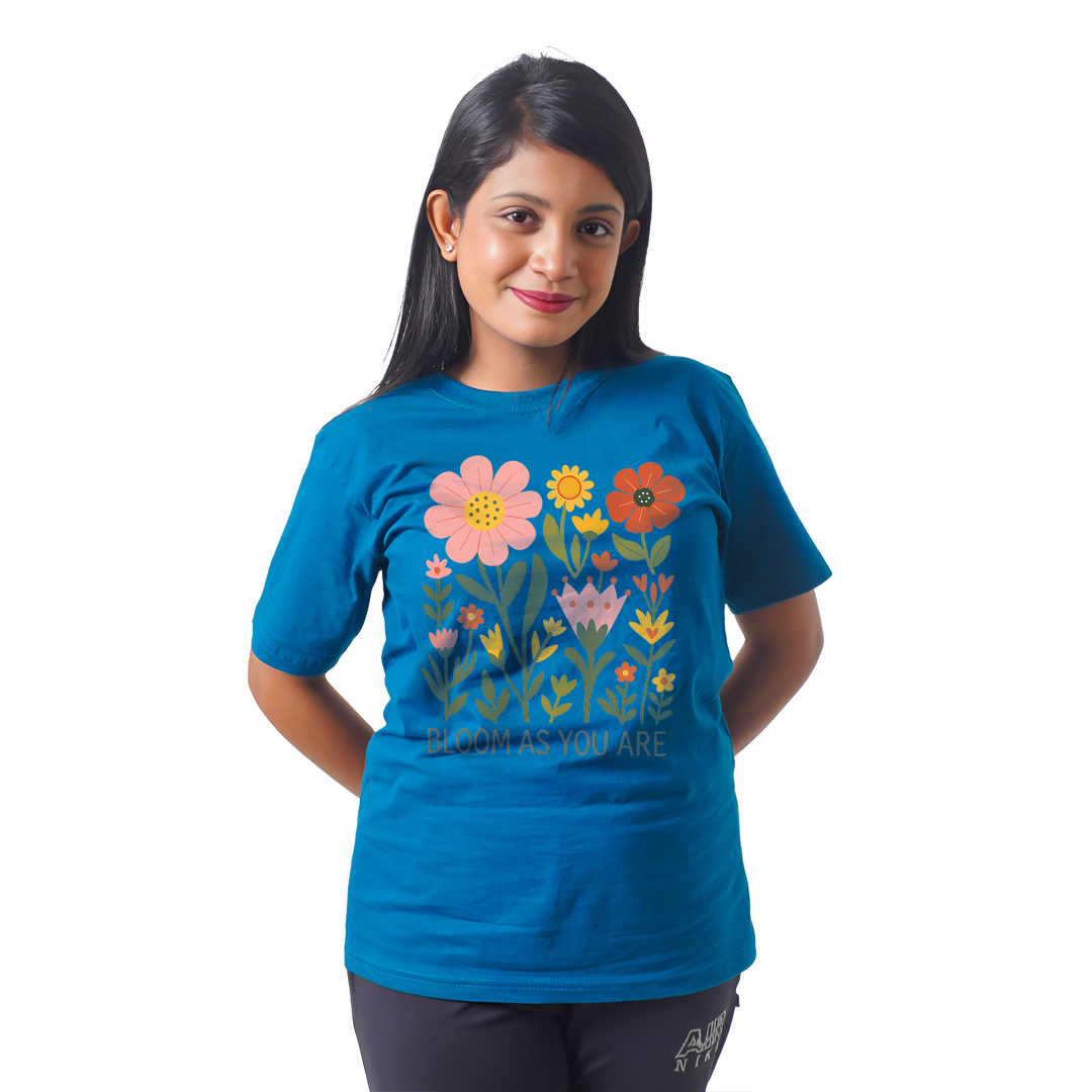 Multiple Flowers Women’s Tees T-Shirts