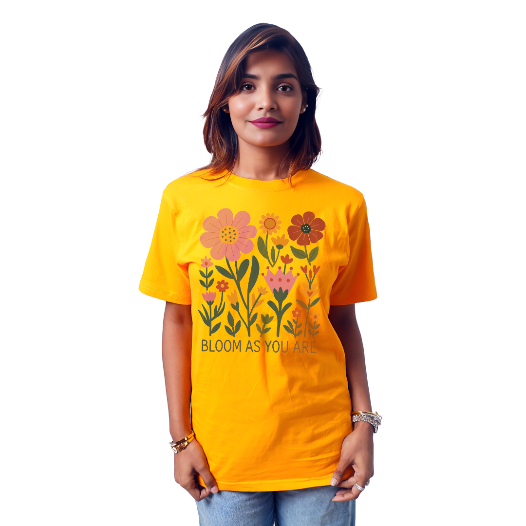 Multiple Flowers Women’s Tees T-Shirts
