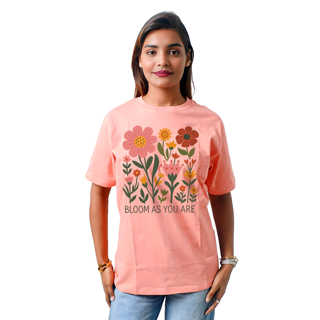 Multiple Flowers Women’s Tees T-Shirts