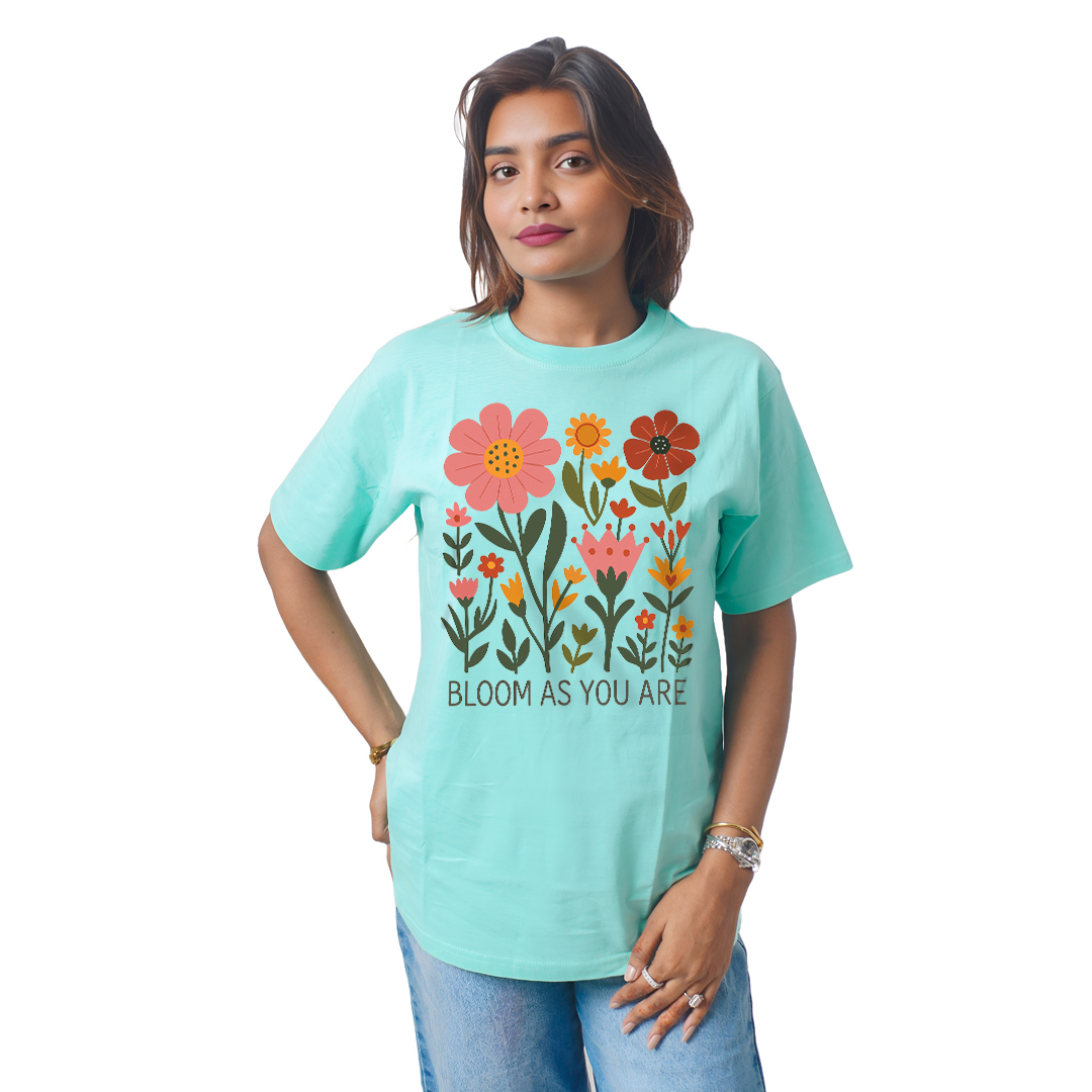 Multiple Flowers Women’s Tees T-Shirts
