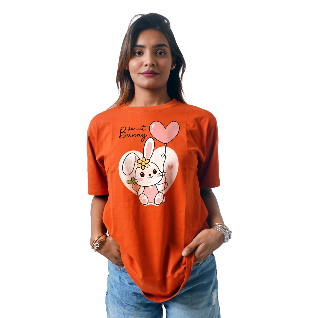 Sweet Bunny Women’s Tees T-Shirts