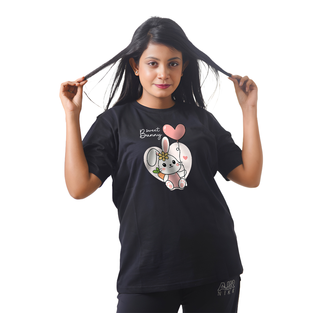 Sweet Bunny Women’s Tees T-Shirts