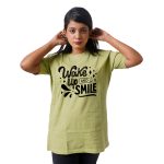 Wake UP And Smile Women’s Tees T-Shirts