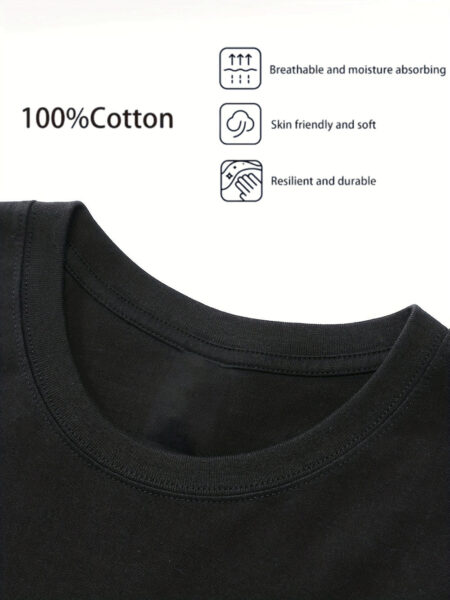 Men's Black Graphic T-Shirt – NICE Back Print, Streetwear Style