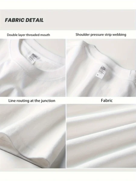 Men's Graphic Cotton Tee – Asymmetric Hem, Loose Fit Streetwear