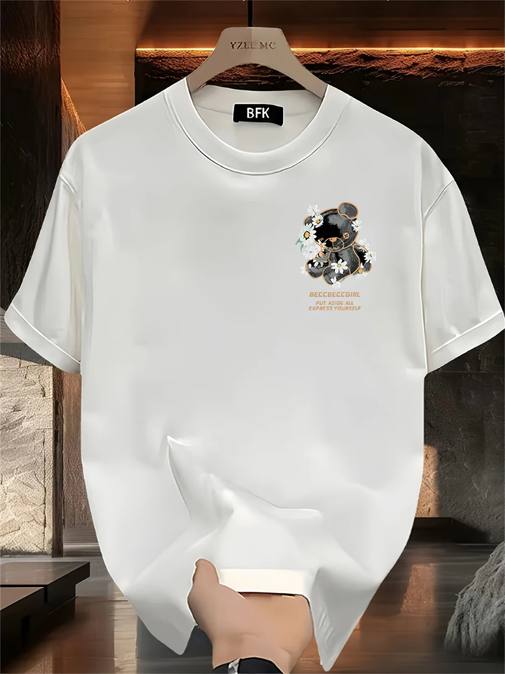 Men’s Heavyweight Cotton Graphic Tee – Beccabeccgirl Express Yourself