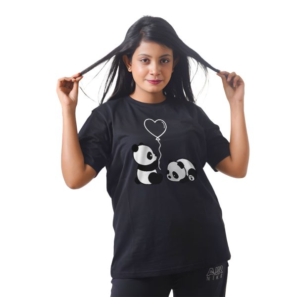 Panda Play with Love Women’s Tees T-Shirts