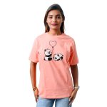 Panda Play with Love Women’s Tees T-Shirts