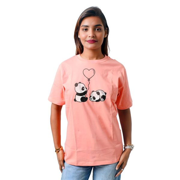 Panda Play with Love Women’s Tees T-Shirts