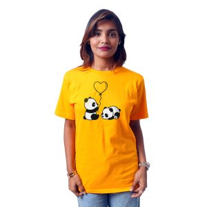 Panda Play with Love Women’s Tees T-Shirts