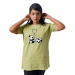 Panda Play with Love Women’s Tees T-Shirts