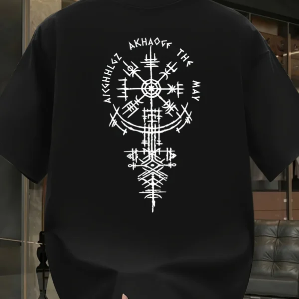 Men's Heavyweight 100% Cotton Viking T-Shirt – Oversized Fit