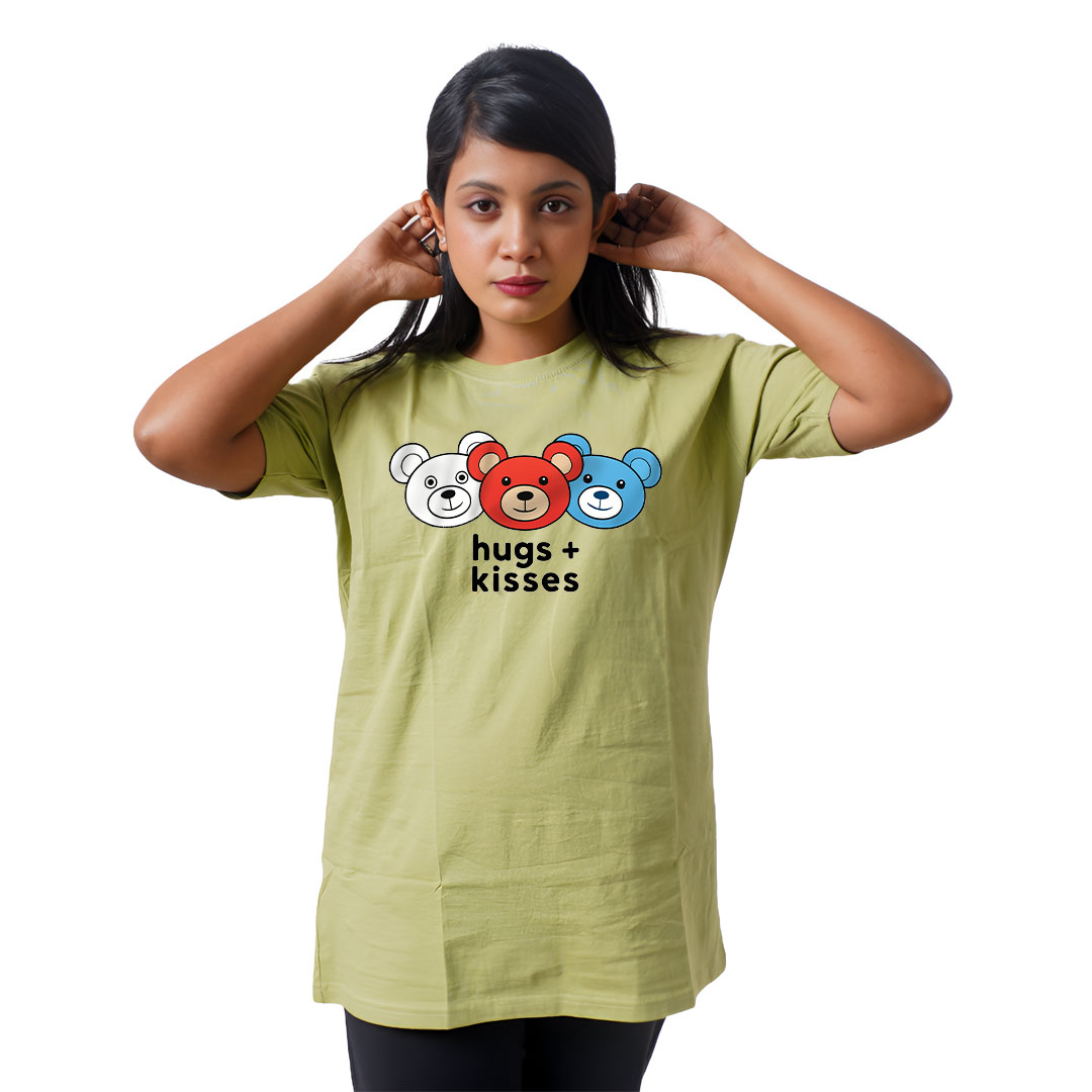 Face Panda Women’s Tees T-Shirts