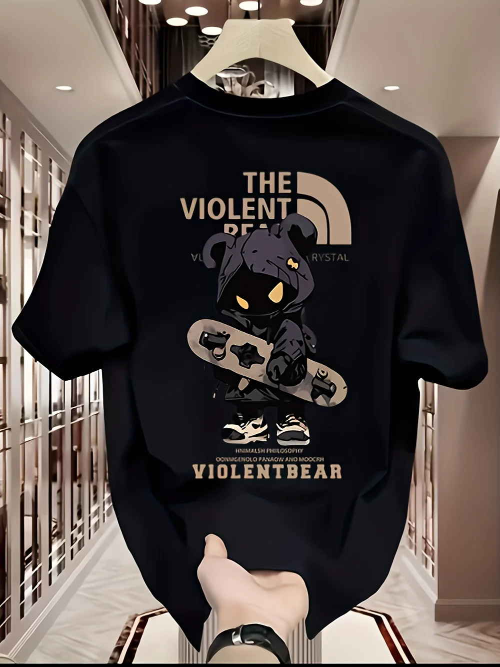 Men'S Heavyweight Cotton Summer Graphic T-Shirt