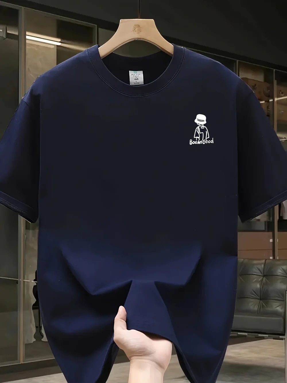 Breathable Tee with Humorous Serenading Squirrels
