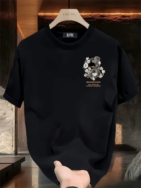Men’s Heavyweight Cotton Graphic Tee – Beccabeccgirl Express Yourself
