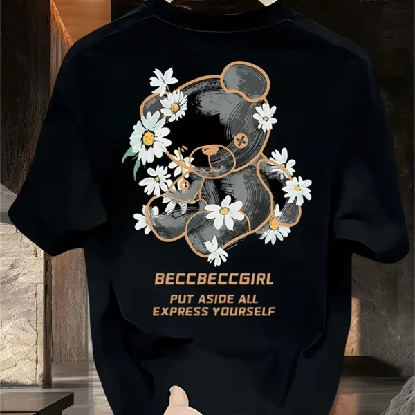 Men’s Heavyweight Cotton Graphic Tee – Beccabeccgirl Express Yourself