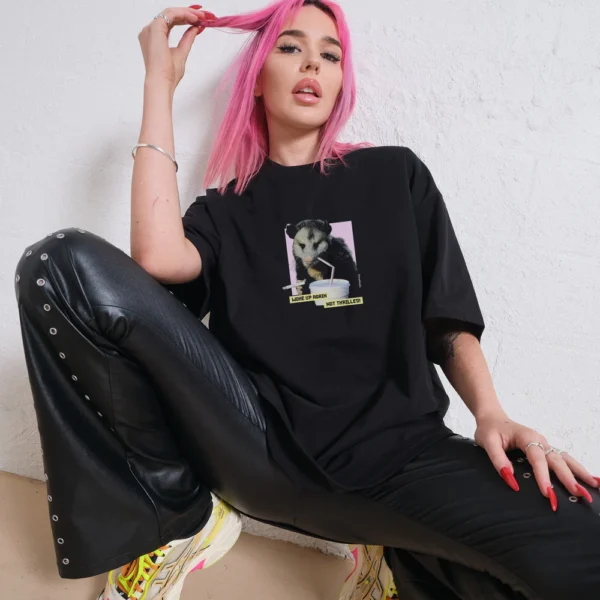 Woke Up Again, Not Thrilled Oversized Tee