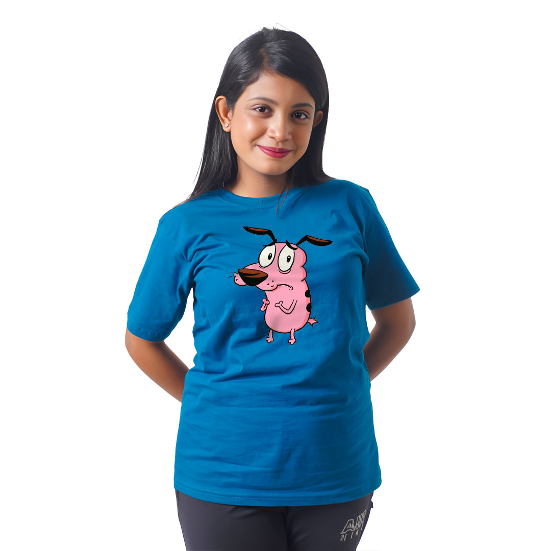 Courage the Cowardly Dog Women’s Tees T-Shirts