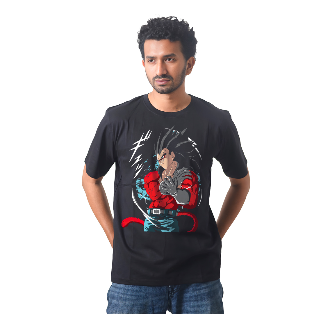 Anime Premium Half Sleeve T-Shirty - Gohan 1