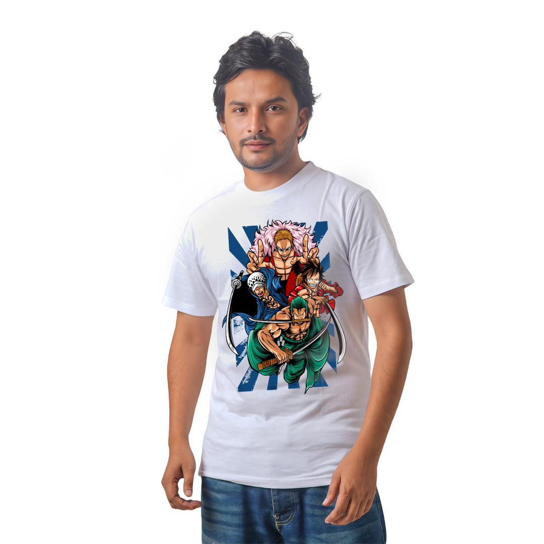 Anime Premium Half Sleeve T-Shirty - Gohan vs Piccolo