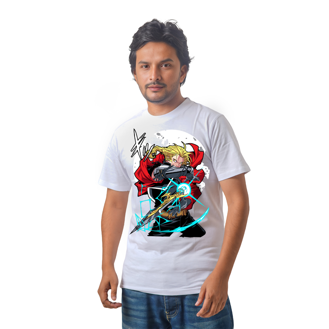 Anime Premium Half Sleeve T-Shirty - Gohan Transformation