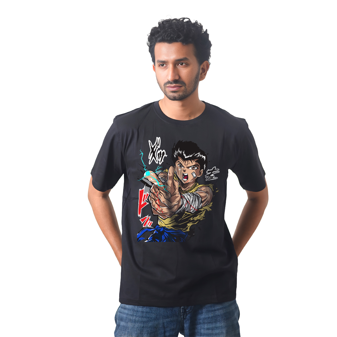 Anime Premium Half Sleeve T-Shirty - Killua Zoldyck