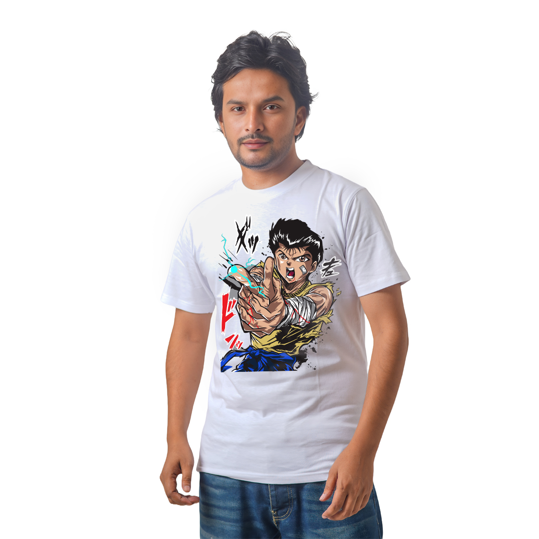 Anime Premium Half Sleeve T-Shirty - Killua Zoldyck