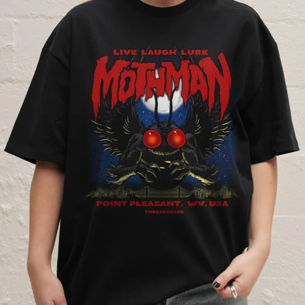 Mothman - Live Laugh Lurk Oversized Tee