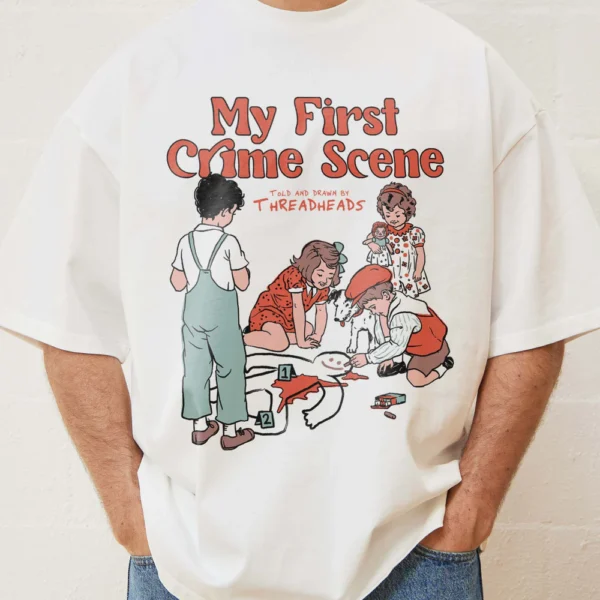 My First Crime Scene Oversized Tee