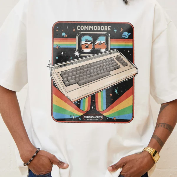Commodore 64 Advanced Home Computer Oversized Tee